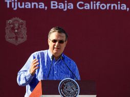Ebrard adelantó que México recibirá a ocho mil personas migrantes procedentes de Estados Unidos. NTX/J. Lira