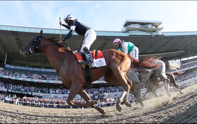 Mark Casse consiguió dos terceras partes de la Triple Corona. AP