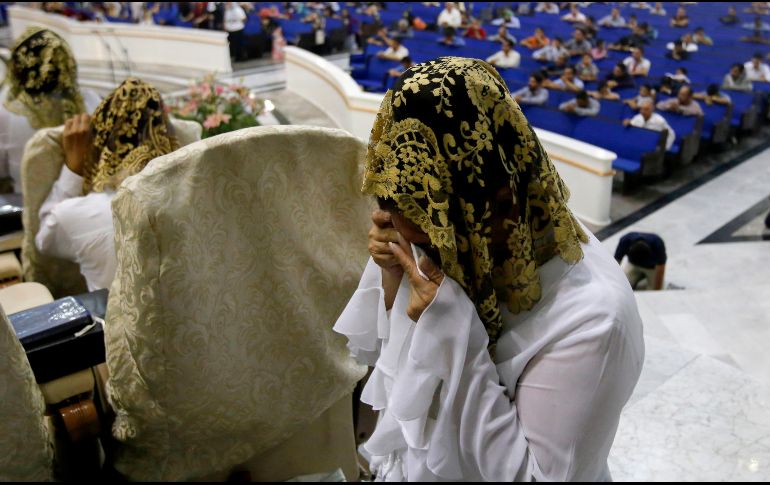 Miembros de La Luz del Mundo denunciaron un clima de intolerancia, ataques, provocaciones, amenazas, burlas y discriminación en su contra, tras la detención de su líder. AFP/U. Ruiz
