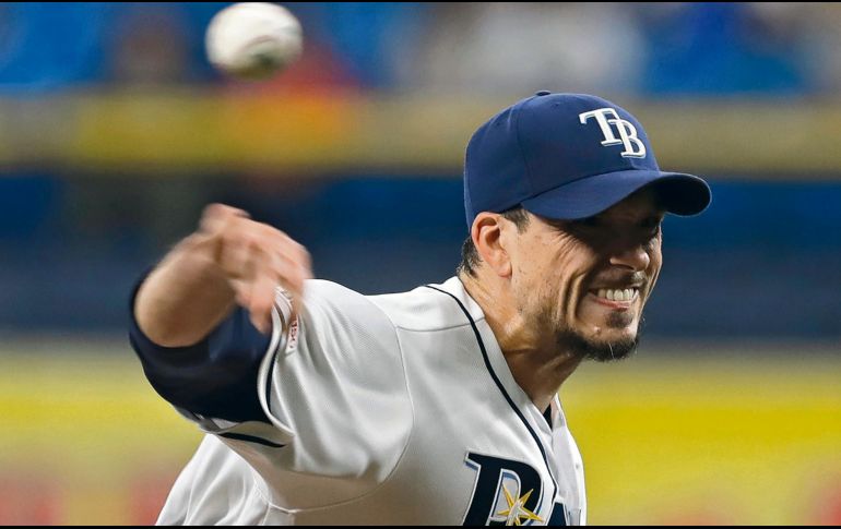 Charlie Morton acumula ocho victorias sin derrota en lo que va de la temporada. AP / C. O'Meara