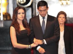 En días pasados Iván, que es hijo mayor del cantante, fue declarado heredero universal a casi tres años de la muerte del Divo de Juárez y luego de que personajes como el hijo de Juan Gabriel, Joao, buscara impugnar el testamento del cantante. NTX / ARCHIVO