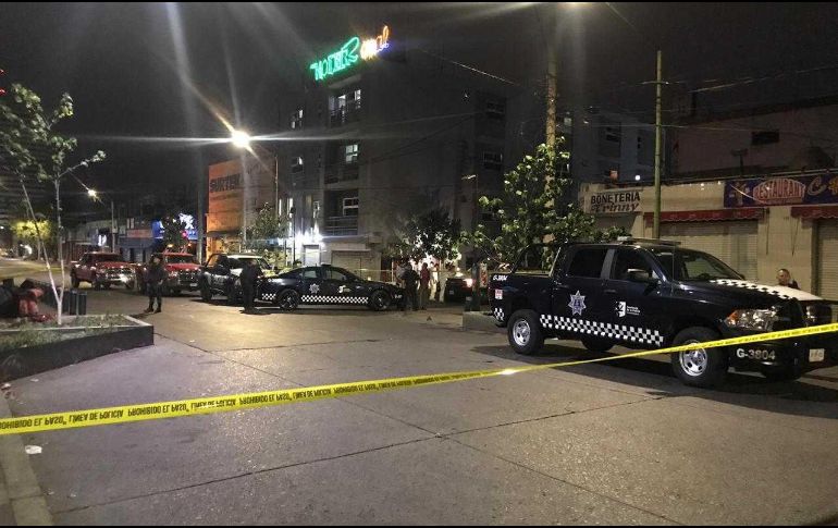 En el lugar quedaron varios cascajos de bala al parecer calibre .40 milímetros. ESPECIAL