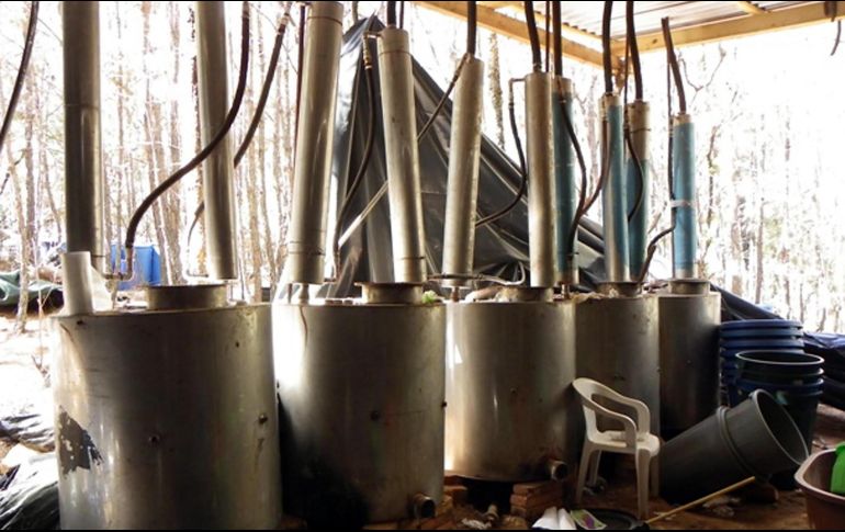 Con este hecho, suman seis laboratorios de drogas asegurados en este mes en diversos puntos de Sinaloa. NTX / ARCHIVO