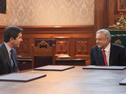 Dicho encuentro fue realizado este miércoles en el Palacio Nacional. TWITTER / @lopezobrador_