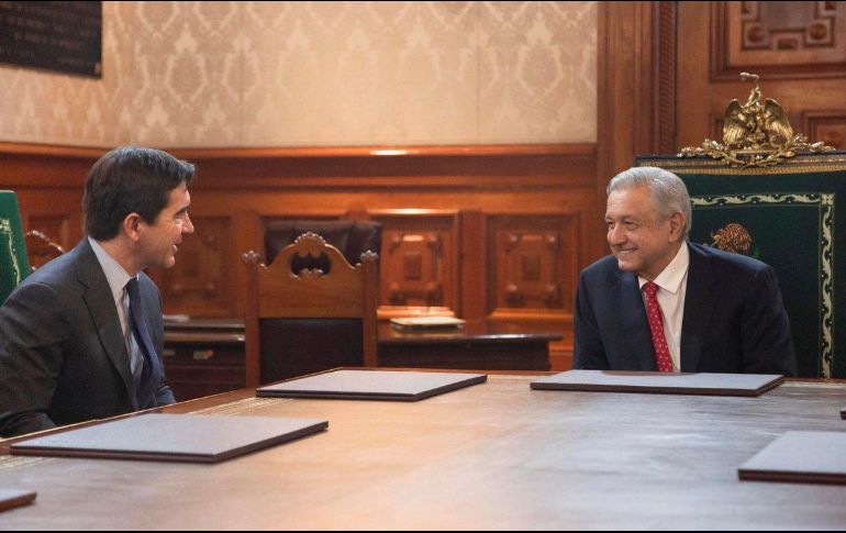 Dicho encuentro fue realizado este miércoles en el Palacio Nacional. TWITTER / @lopezobrador_