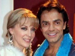 En la foto aparece Eugenio como “Ludovico” y Edith como la sirvienta “María Josefina”. INSTAGRAM / @ederbez