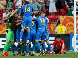 El combinado se sobrepuso a un gol tempranero y volteó el resultado con doblete de Vladyslav Supriaha ('34, '53). Heorhii Tsitaishvili certificó al '89 el primer título de la categoría para su país. AP / D. Vojinovic