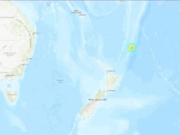 El sismo ocurrió la noche del sábado a una profundidad de 34 kilómetros. ESPECIAL/USGS