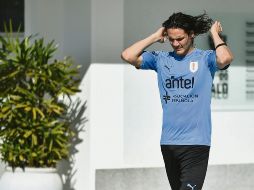 Edinson Cavani espera lucir hoy ante Ecuador. AFP / D. Magno