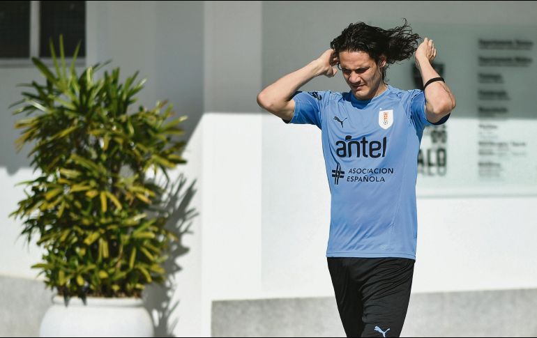 Edinson Cavani espera lucir hoy ante Ecuador. AFP / D. Magno