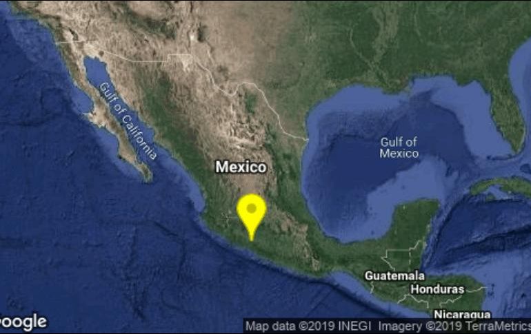 Autoridades no han informado sobre si el movimiento telúrico ocasionó daños. TWITTER / @SSNMexico