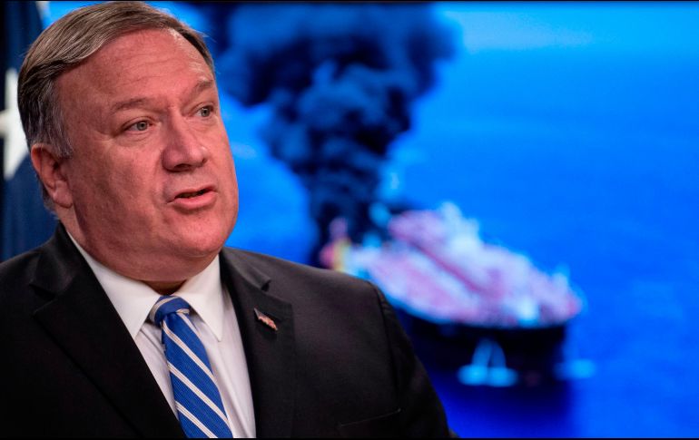 Mike Pompeo destacó que el ataque a los petroleros representa un desafío internacional. AFP/ARCHIVO