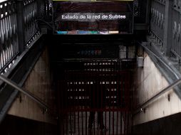 Los servicios de metro y trenes fueron suspendidos en Buenos Aires durante varias horas. AP/T. Cuesta
