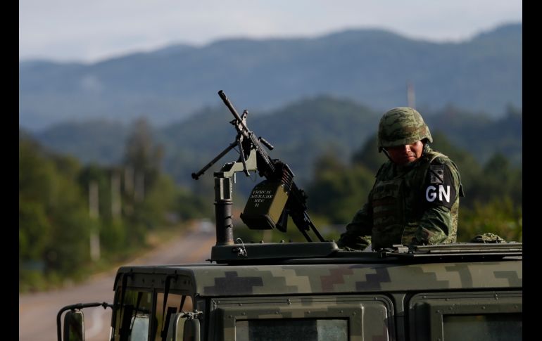 Un retén en el norte de Comitán. AP/R. Blackwell