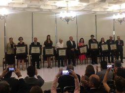 Los ocho galardonados recibieron 88 mil pesos y un diploma. TWITTER / @CulturaJalisco