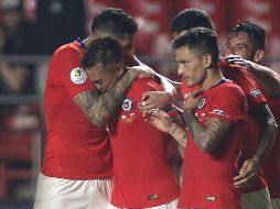 Con este resultado, Chile empató el liderato del Grupo C de la Copa América, junto a Uruguay. AFP / M. Schincariol