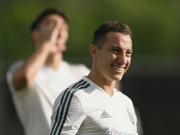 Durante la práctica en Denver, los jugadores se vieron relajados. Aquí, el volante tapatío Andrés Guardado. IMAGO7