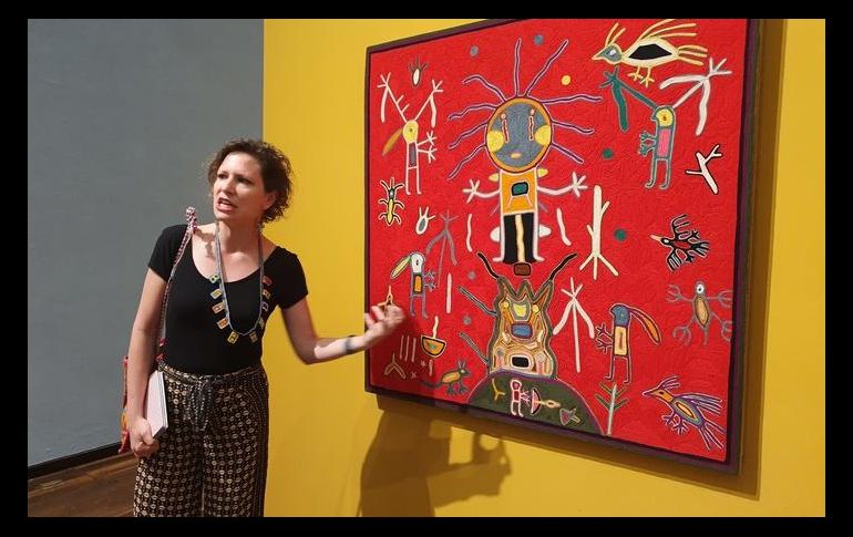 Resaltan que en esta exhibición lo que más se apreciará son cuadros de estambre. EL INFORMADOR/E. Esparza