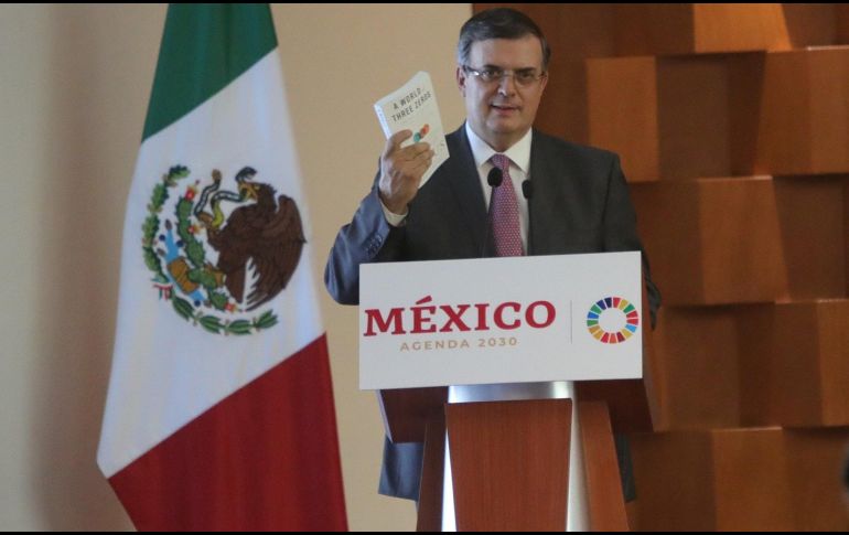 Marcelo Ebrard, titular de la SRE, ya había anunciado una serie de medidas para afrontar el aumento del flujo migratorio en el país. EFE/S. Gutiérrez