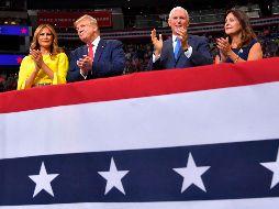 El vicepresidente de Estados Unidos presumió logros de Trump en los últimos 3 años. AFP / M. Ngan