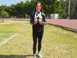 ''Me llena de emoción y responsabilidad, porque representaré muchas cosas importantes: a la Universidad de Guadalajara, a Jalisco y a México'', dice la atleta. EL INFORMADOR / ARCHIVO