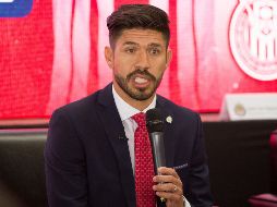 Peralta promete defender a Chivas como a su familia. IMAGO7/F. Meza