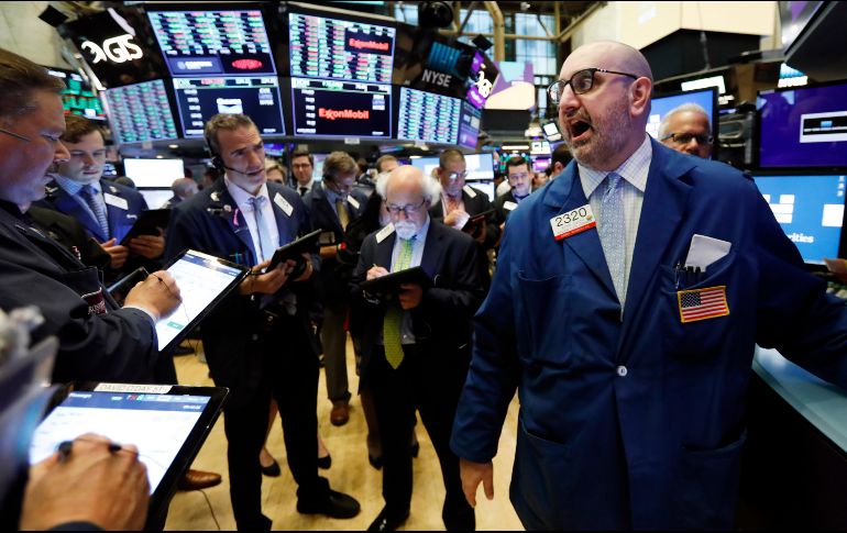 Esta mañana, el índice industrial Dow Jones mostraba un alza de 235.19 puntos (0.89 por ciento) para situarse en 26 mil 739.19 unidades. AP / R. Drew