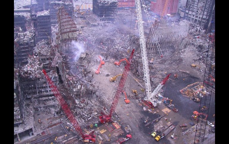 Así quedó la Zona Cero después de los ataques. JASON SCOTT/TEXTFILES