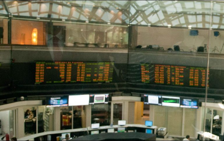 La plaza bursátil local terminó en línea con los índices accionarios de Estados Unidos. NTX/ARCHIVO