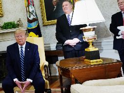 Trump confirmó haber ordenado el jueves un ataque contra Irán en represalia por el derribo del dron. AFP/M. Ngan