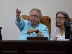 Gustavo Porras, presidente de la Asamblea Nacional, está en la lista de los funcionarios. AP/M. Castillo