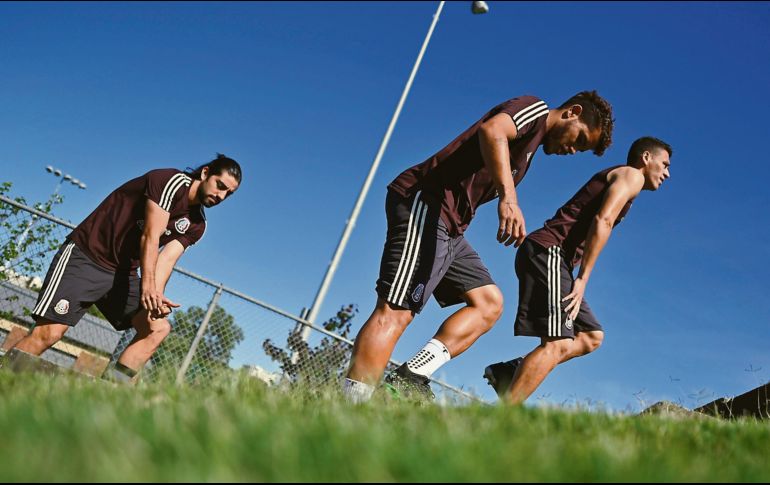 Rodolfo Pizarro y Héctor Moreno, en los extremos de la foto, podrían ser tomados en cuenta ante Martinica. IMAGO7