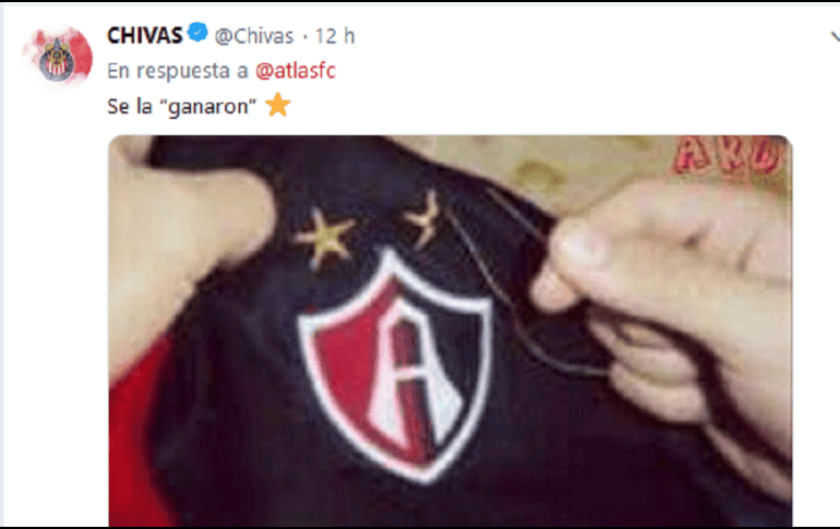 El Clásico Tapatío ya tuvo su primera versión virtual. TWITTER/@atlasfc