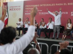 López Obrador aseguró que resurgirán los trenes modernos con el proyecto del Tren Maya. NTX/ESPECIAL