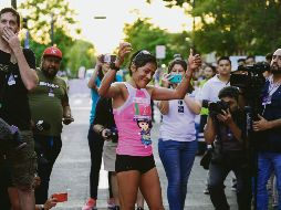 A pesar de ganar, María Rodríguez no pudo romper el record que buscaba. Comude Zapopan