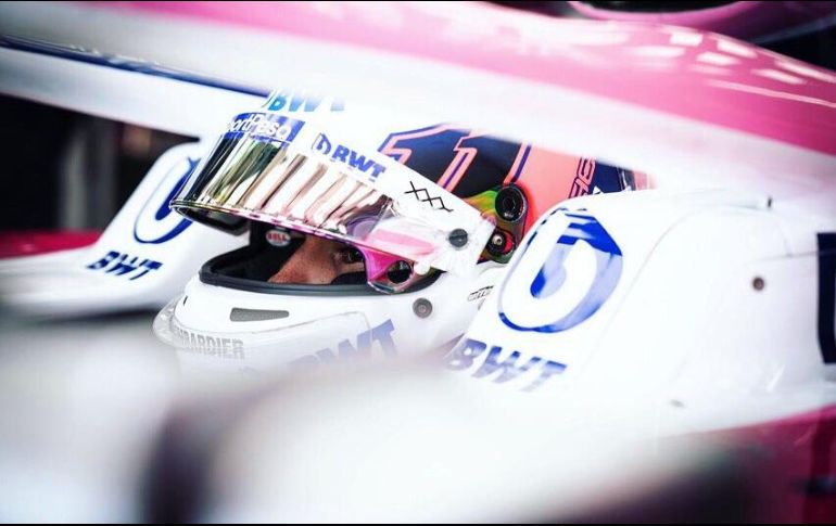 Sergio Pérez acumula su cuarta carrera en fila de la actual campaña sin la capacidad de meterse entre los primeros 10 lugares. TWITTER / @SChecoPerez