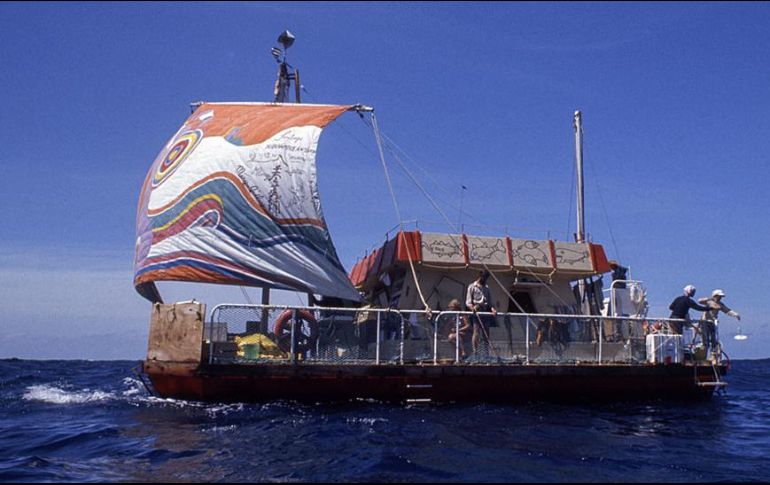 11 personas en un viaje transatlántico de 101 días de duración, en un experimento sobre la violencia, la agresión y la atracción sexual, en 1973. CORTESÍA DE FASAD