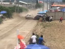 Un video que se difunde en redes sociales muestra el momento del accidente. ESPECIAL