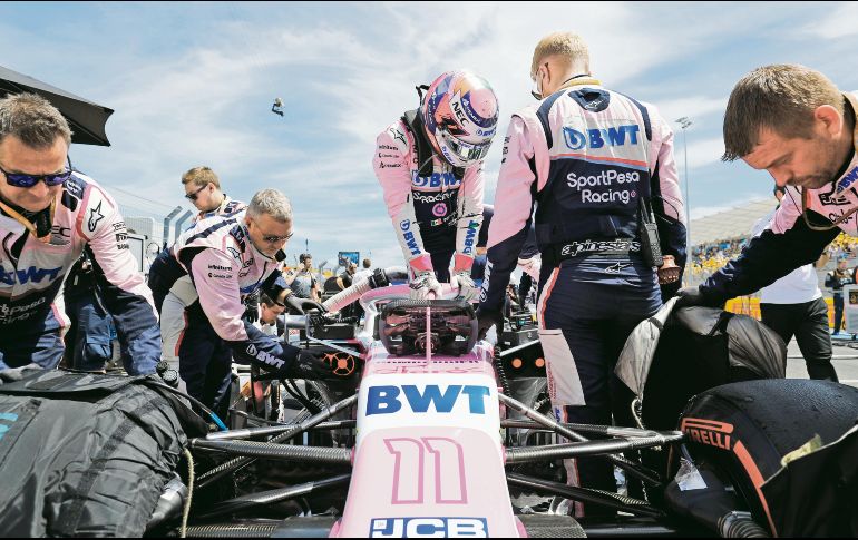 Sergio Pérez no suma puntos desde el Gran Premio de Azerbaiyán. RACING / G. Dunbar