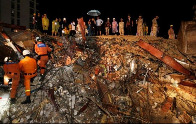 La embajada china expresó sus condolencias y dijo que estaba movilizando asistencia china para las labores de rescate. EFE / M. Remissa