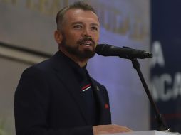La última aparición pública de José Luis Higuera como directivo de Chivas ocurrió la semana pasada durante la presentación de Oribe Peralta. EL UNIVERSAL / ARCHIVO