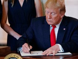 Donald Trump anunció este lunes la imposición de sanciones financieras al líder supremo de Irán, Ali Jameneí, y a ocho comandantes iraníes. AP/C. Kaster