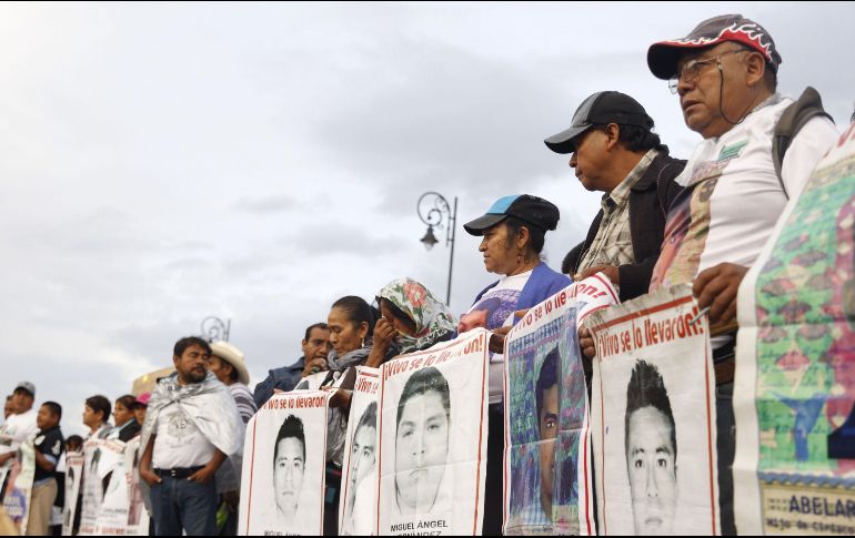 Los familiares de los normalistas advierten que de no obtener respuesta 