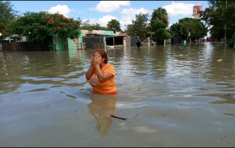Señalan que cayeron 5.5 pulgadas de lluvia y se instalaron tres albergues en los cuales se atendieron a 95 personas. NTX/ESPECIAL
