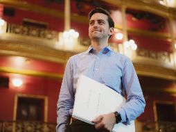 Juan Pablo Contreras disfruta de la colaboración con la OFJ. CORTESÍA