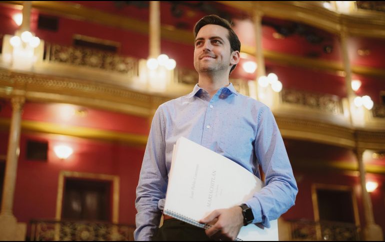 Juan Pablo Contreras disfruta de la colaboración con la OFJ. CORTESÍA