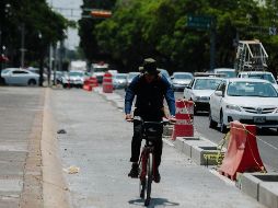 Se tiene registro de que cada día circulan 564 ciclistas sobre esta Avenida. EL INFORMADOR/G. Gallo