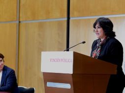 Irma Eréndira Sandoval acudió a la inauguración del seminario franco-mexicano 