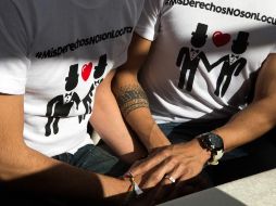 Desde 2004 hasta mayo del 2019, las 35 delegaciones del IMSS reportan una afiliación de mil 329 parejas, informa la encargada de la División de Transversalización de Igualdad, Úrsula Carolina Sánchez Solano. AP / ARCHIVO