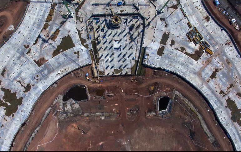 El actual Gobierno federal canceló el proyecto del Nuevo Aeropuerto Internacional de México que ya se construía. AFP/ARCHIVO